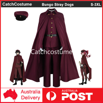 Anime Bungo Stray Dogs Ookura Teruko Tetchou Suehiro Cosplay Costume Uniform