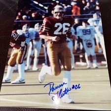 Darren Flutie Boston College Signed 8x10 Autographed With Bonus Ticket Auto JSA