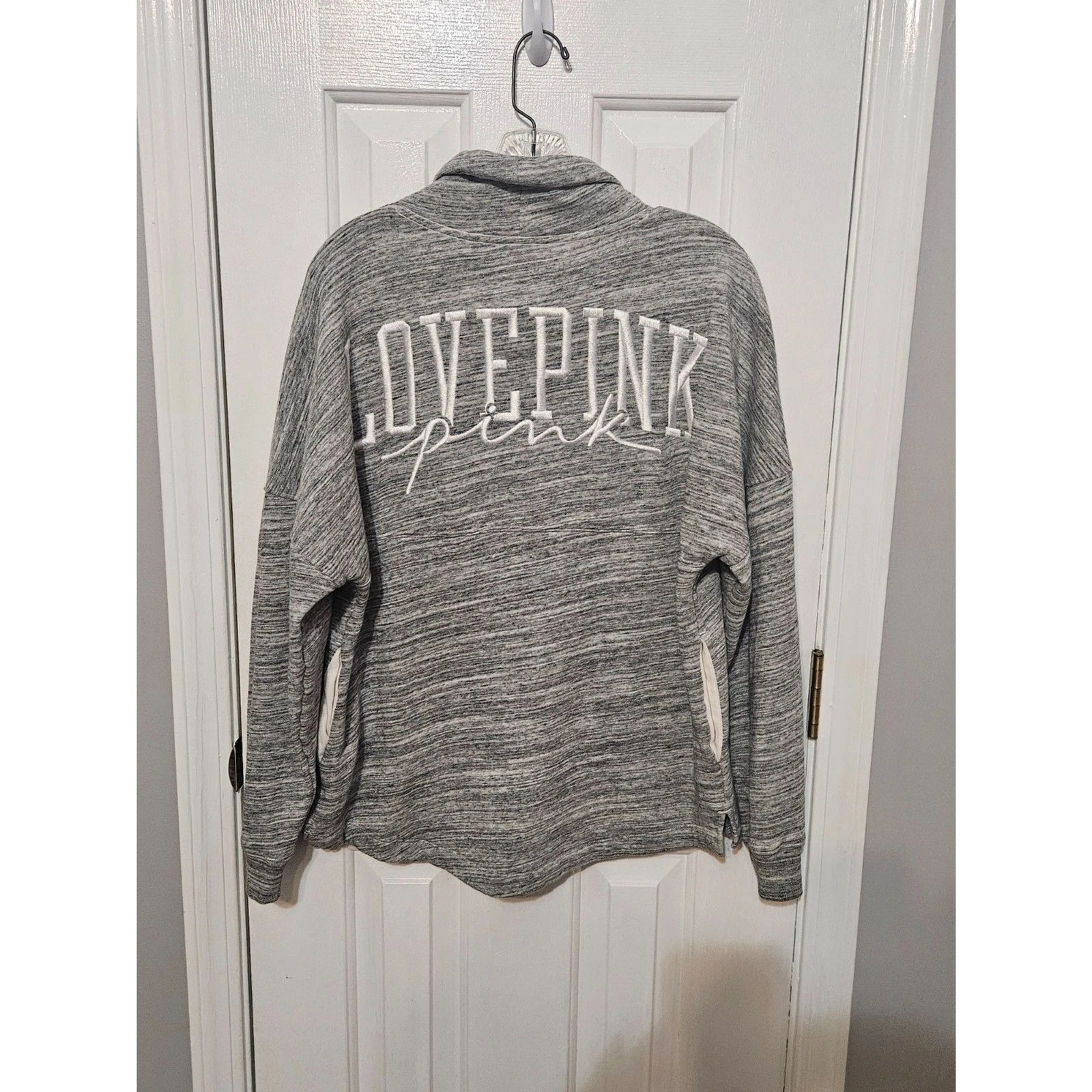 UNDERCOVER Felpa con cappuccio Victoria Secret ROSA collo cappuccio taglia S