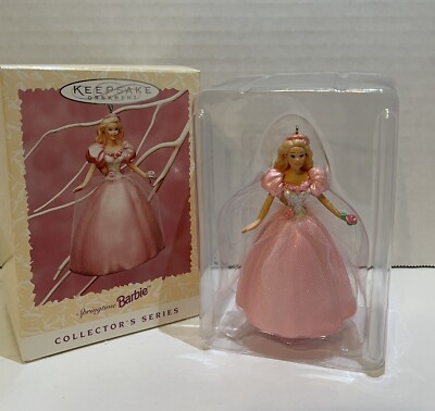 Springtime Barbie 1996 Hallmark Keepsake Christmas Ornament MIB NEW