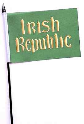 Irland Ostern Aufstieg kleine Handflagge (6'' x 4'')