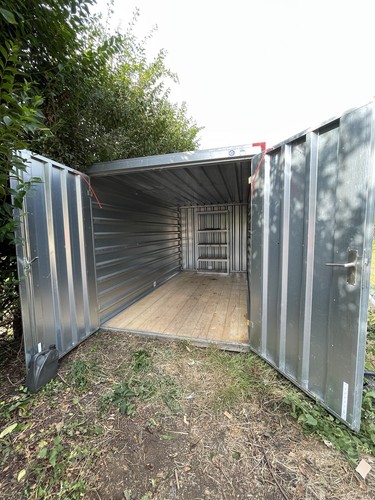 Flatplack Galvanised Steel Storage Container-2 Available Excellent Condition - Picture 4 of 9