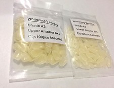 Dental Ultra-Thin Veneers Resin Teeth Upper  Lower Anterior Shade A2 100 80 PCS