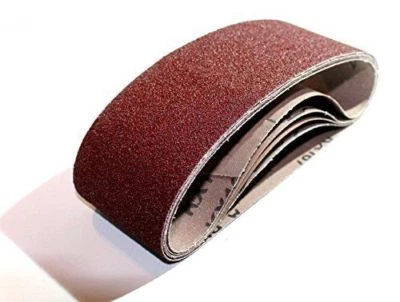 S&S-SHOP 20 Gewebe Schleifbänder 75 x 533 mm Korn 80 Schleifband Schleifpapier schleifen