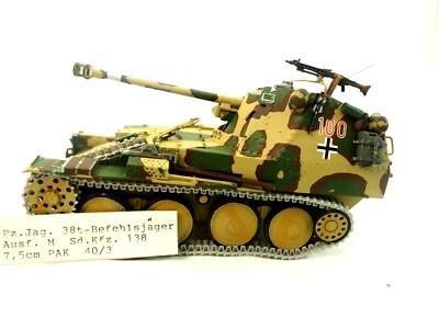 Pz.Jager 38t-Befehlsjager Ausf. M Sd.Kfz. 138 7.5cm 1:35 Assembled/Painted 