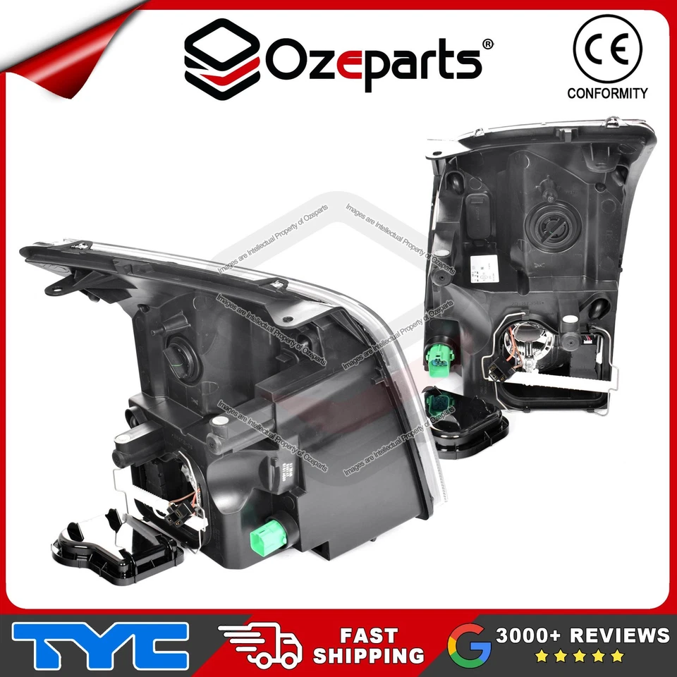 Set / Pair LH Left + RH Right Head Light Lamp For Ford Transit Van VM 2006~2013 - image 2 of 4