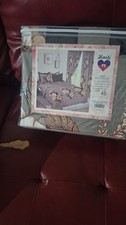 Haiti King 10pc Floral Sheet Set w/ Pillowcases, Curtains  Tie Backs White