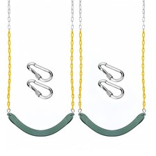 Heavy Duty Toddler Swing Set with 66 Inches Chain Coated Swing Seat Accessories