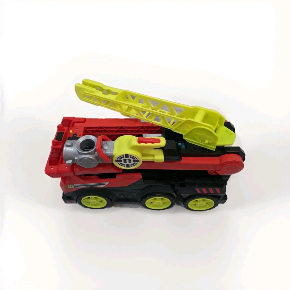 Fisher-Price Rescue Truck Red Fire Truck Transforming  Lights Sounds works  - Image 3 of 4