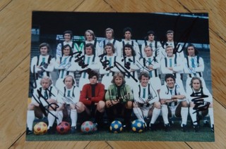 19xorig.sign. Foto ca 18 x 13 cm Borussia Mönchengladbach ohne Sieloff Quasten