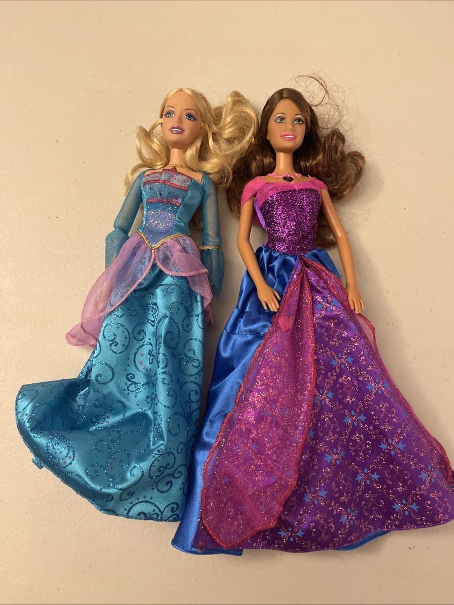 2) Barbie The Island Princess Rosella Doll Alexa The Diamond