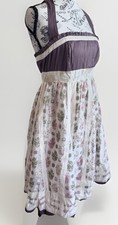 Anthropologie Floreat Motif Floral Prairie Cottage Core embroidered halter dress