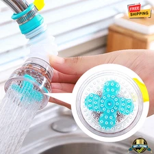 360° Rotating Faucet Bubbler Head Water-Saving Nozzle Kitchen Sink Adapter