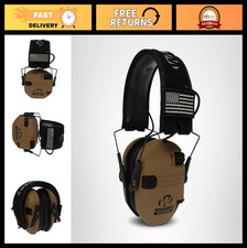 Slim Electronic Hearing Protection Muffs - Noise Cancelling, Lightweight Design