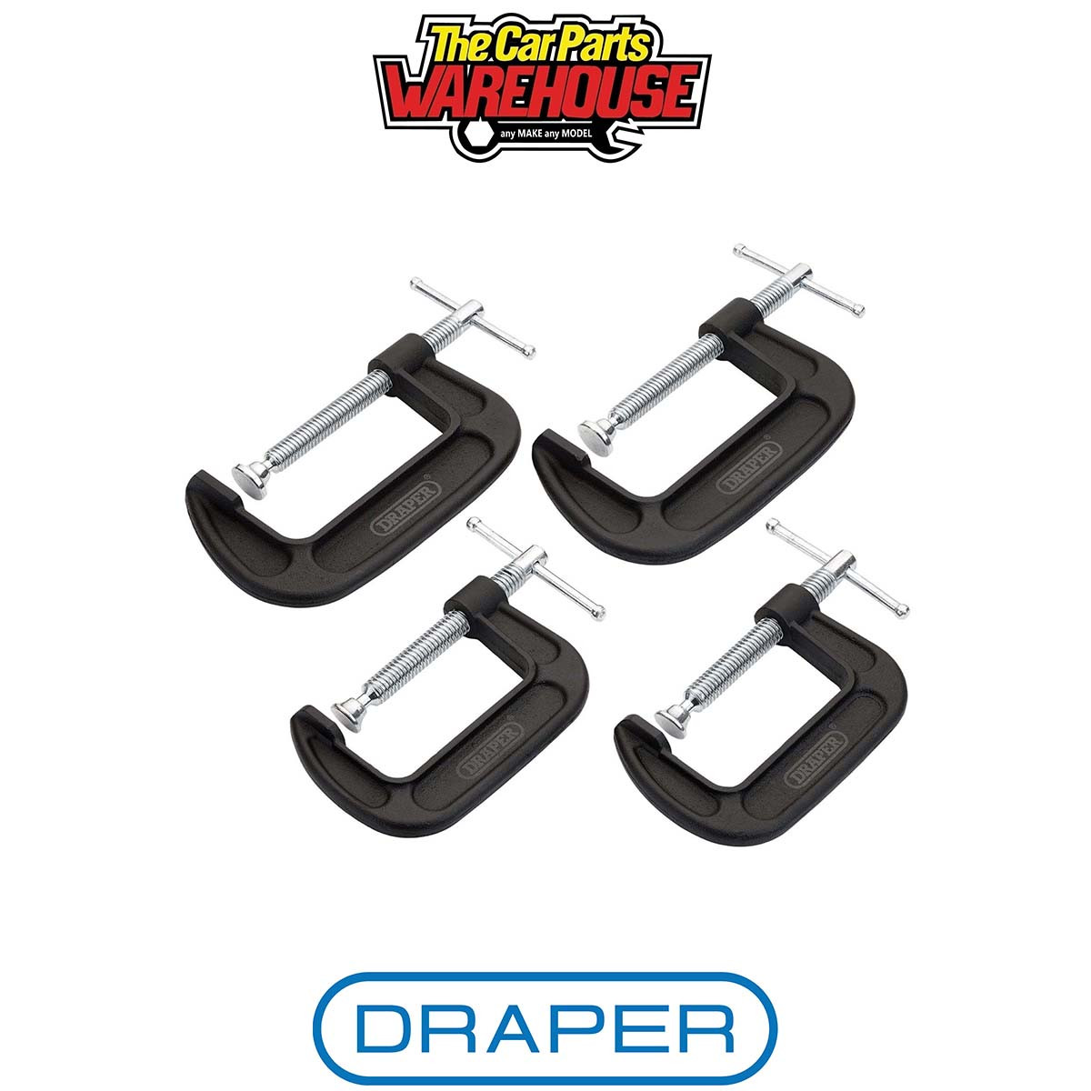 B&Q - Heavy Duty G-Clamp Set (4 Piece) 18992 - Image 3