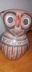 17” Mexican Tonalá Pottery Owl Figurine Signed TGM Mexico — photo 2