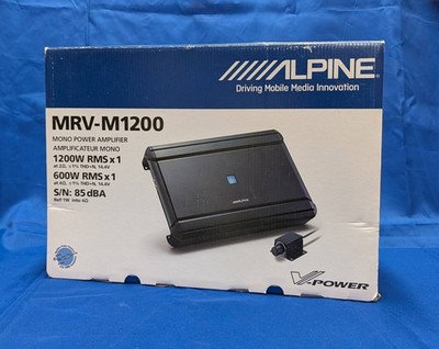 Alpine MRV-M1200 Mono Verstärker Subwoofer Amplifier, Monoendstufe, wie neu!