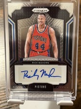 2024-25 Panini Prizm Penmanship Rick Mahorn Silver Auto #PNM-RMH
