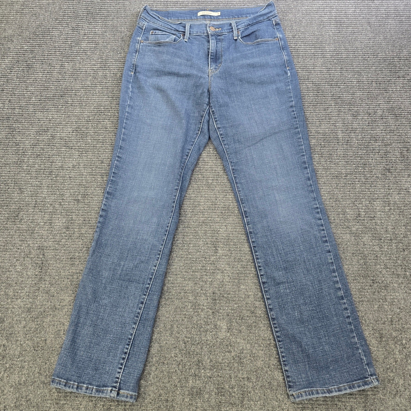 Levi’s 505 Straight Womens 8M 29x32 Blue Stretch