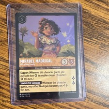 Disney Lorcana Mirabel Madrigal Gift of the Family Character 18/204 Cold Foil