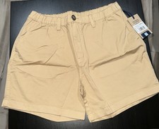 NWT Chubbies The Travertines Men's Large 5.5" Inseam Khaki Stretch Twill Shorts