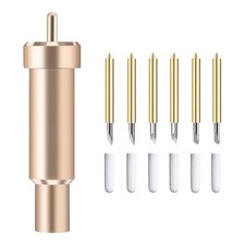6 Replacement Blades for Cricut, Deep Cut Case, Precise Cut, Fine Point...