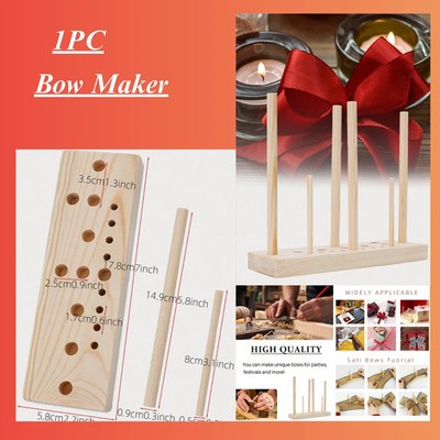 Schleifenmacher für Bandkränze Weihnachtsschleife Holzband Schleifenmacher.