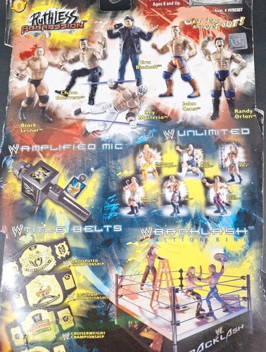 WWE Ruthless Aggression Series 1 Brock Lesnar Figure Sealed New Jakks 2002 - Picture 4 of 9