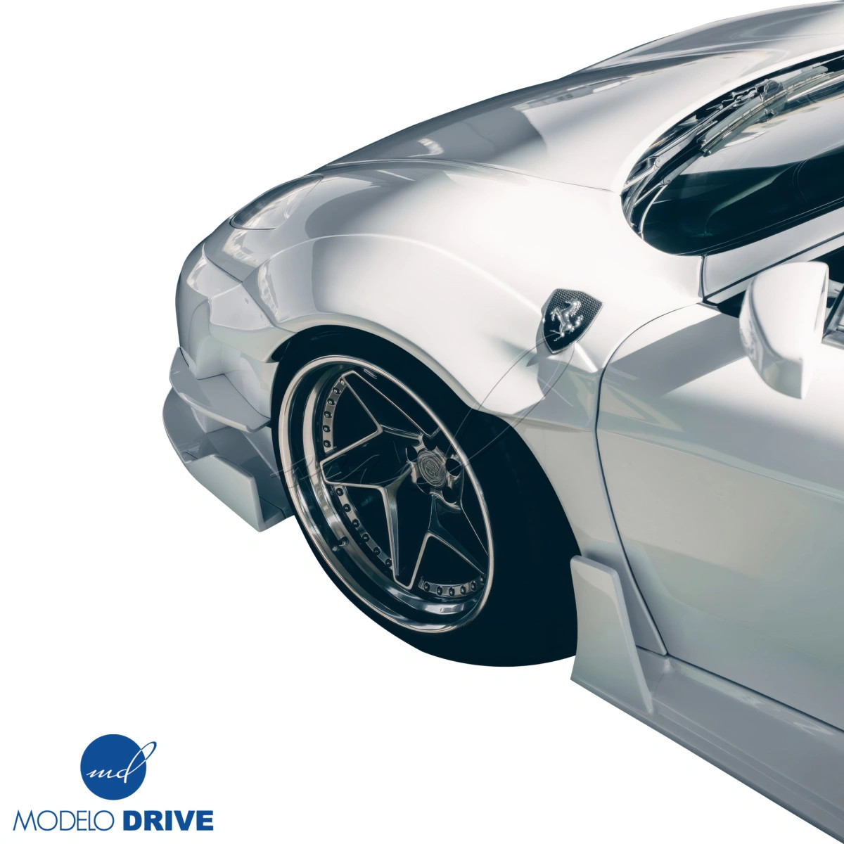 ModeloDrive FRP HOM Wide Body Fenders (front) F for 430 Ferrari 05-09 modelodri