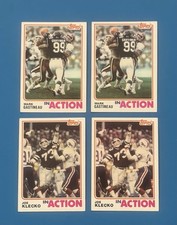 1982 Topps Football Lot - NY JETS SACK EXCHANGE - JOE KLECKO HOF MARK GASTINEAU