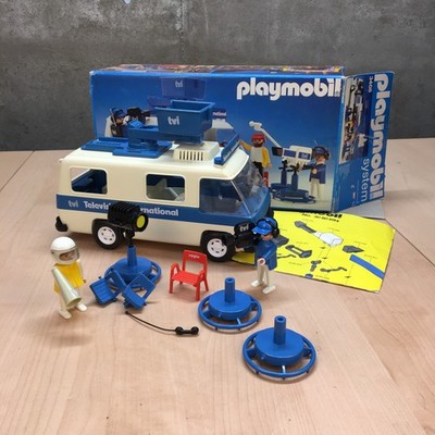 Vintage Playmobil System 3568 Television Van INCOMPLETE/Random  Lot 2 Figures