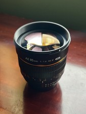 Rokinon 85mm f1.4 AE AS IF UMC Manual Lens - Nikon F Mount