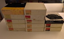 LOT OF 13 Kodak Carousel Transvue 140 / 80 Projector Slide Trays w/Boxes VINTAGE