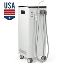 Dental Mobile Suction Unit System Negative Pressure Pump High Volume GS-M300
