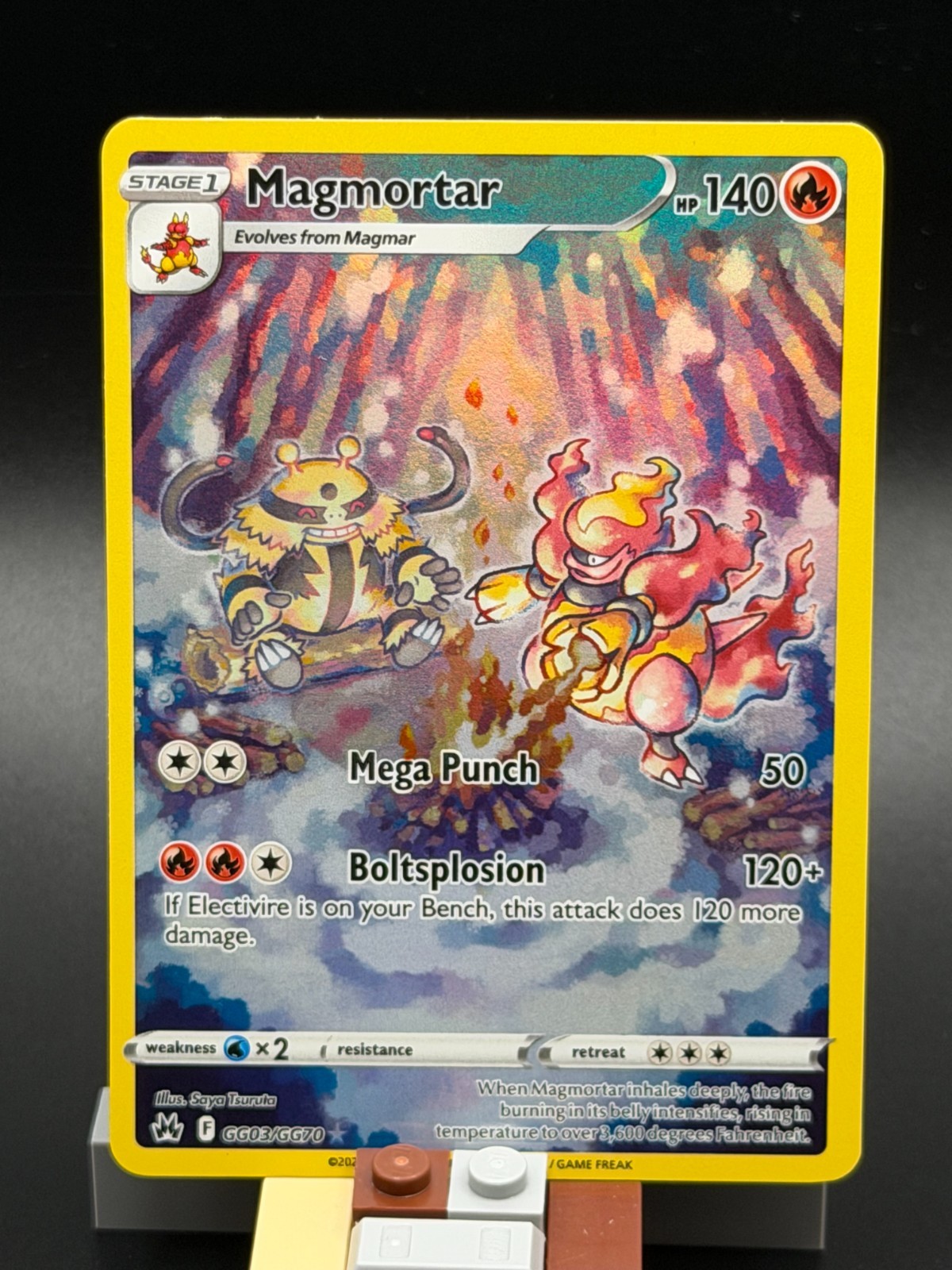 Magmortar GG03/GG70 - Galarian Gallery - NM - Crown Zenith - Pokemon TCG