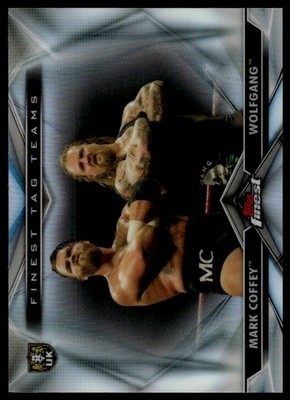 2020 Topps WWE Finest Wolfgang / Mark Coffey #TT-15 Finest Tag Teams