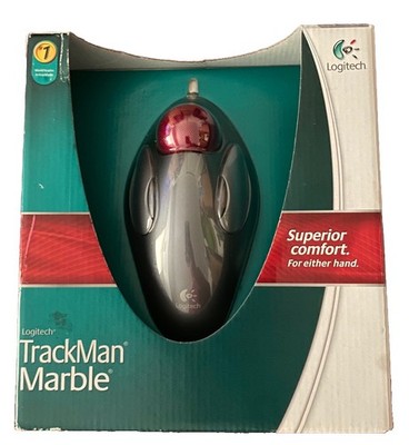 Logitech TrackMan Marble Trackball Mouse USB 910-000806 NIB Sealed New