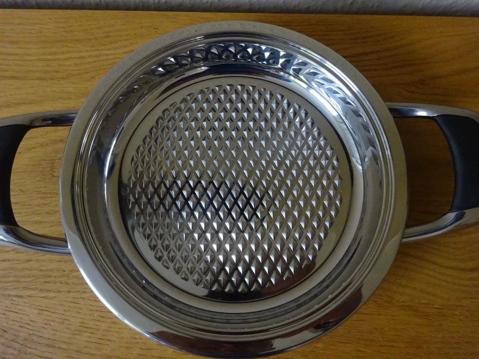 AMC Pfanne Grillpfanne 1,0 L Induction geeignet Edelstahl - Bild 2 von 4