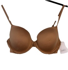 Auden Brown the Icon" Lightly Lined, Full Coverage Underwire Bra Sz. 32C NWT