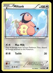 Miltank 93/116 Black & White Plasma Freeze Uncommon