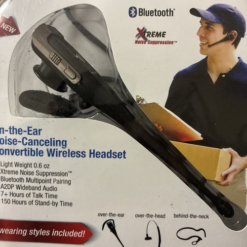 Blue Parrot Xpressway II On-The-Ear Noise Canceling Convertible Wireless Headset - 第 3/7 張圖片