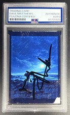 Dave Matthews Signed Autograph Very Rare PSA/DNA COA Slab Ticket Trading Card C