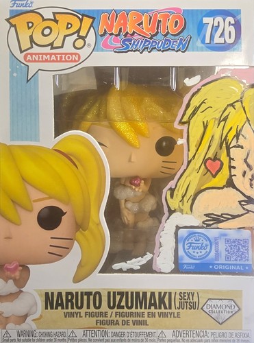 Funko Pop ARTE personalizado! #726 Naruto Uzumaki (Sexy Jutsu) con protector - Imagen 2 de 3