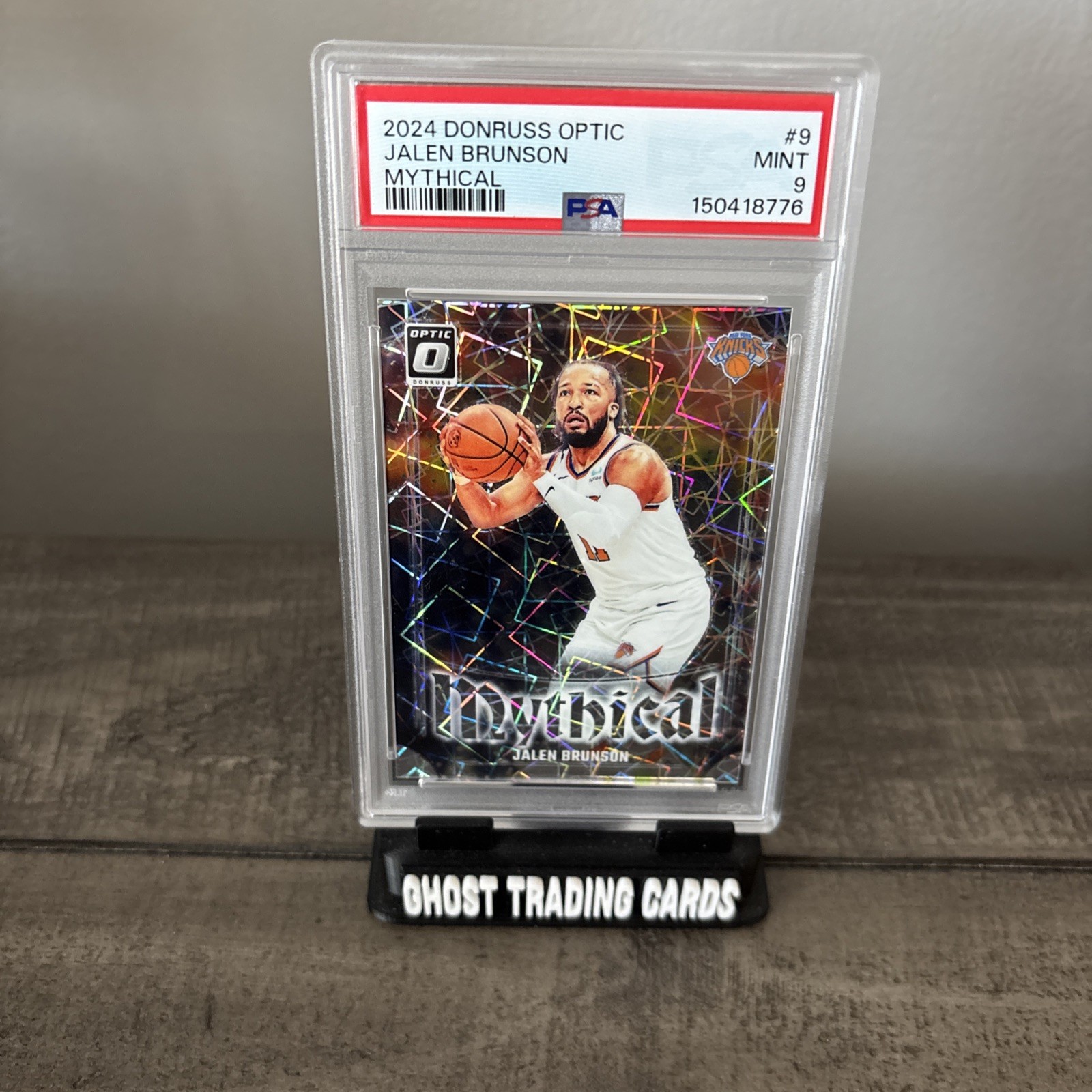 2024-25 Panini Donruss Optic Mythical Jalen Brunson PSA 9Case Hit SP NY Knicks