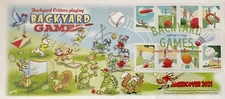Dave Bennett AMERICOVER 5631 GAAS Rosemont Backyard Games #10 All 8 Stamps DCP