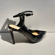 Nine West TAMARA Strappy Pump, Patent Leather, Black 8.5M