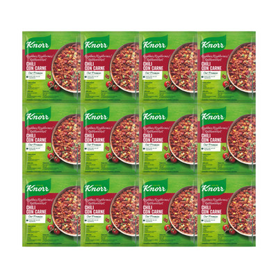 12x Knorr Chili Con Carne Meal Mix 47g Gewürz mexikanische Art