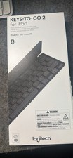 Logitech KEYS-to-GO 2 Ultra Portable Bluetooth Tablet Keyboard with Cover NEW
