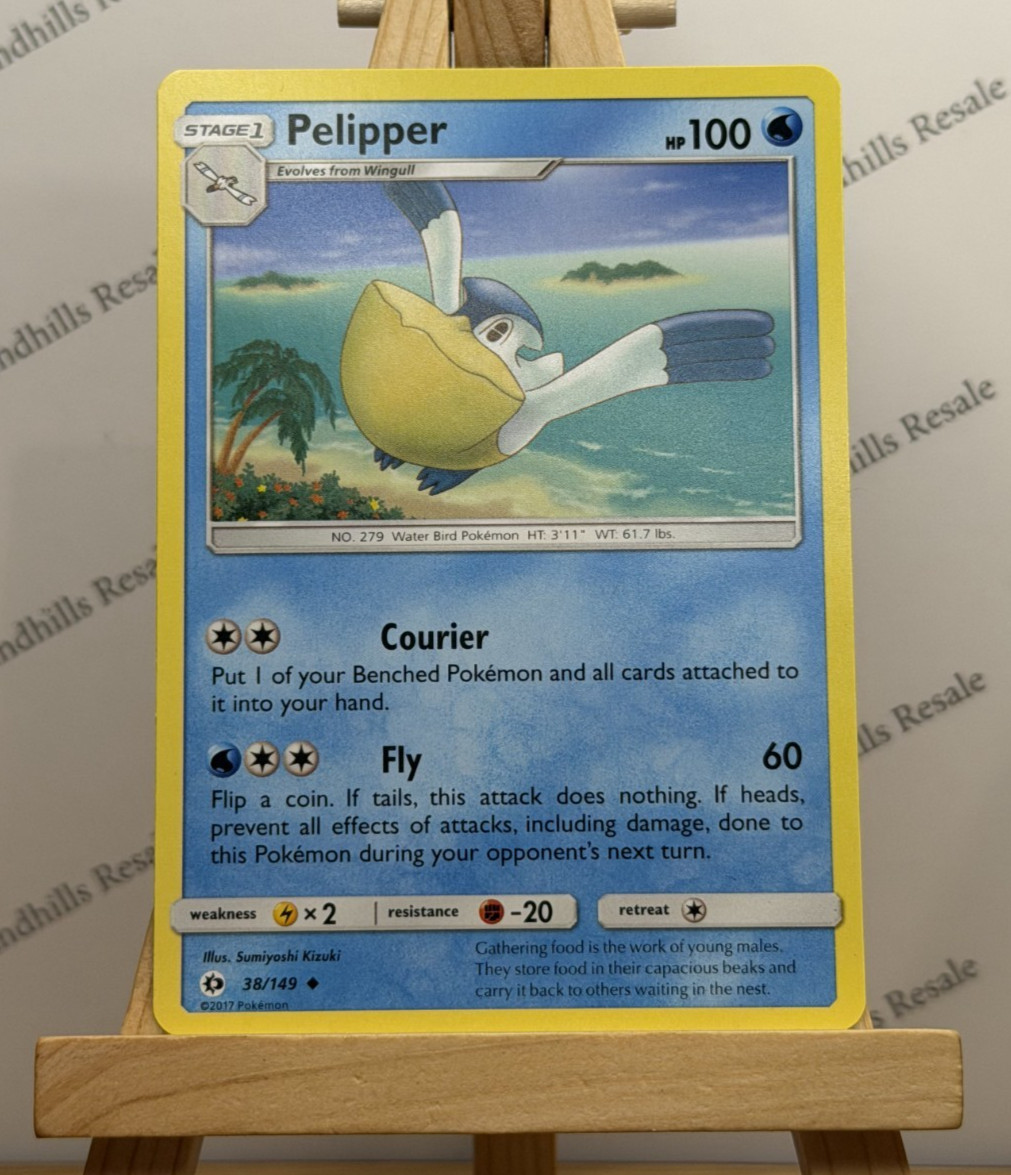 Pokemon TCG * Pelipper * 38/149 * Sun & Moon * Uncommon * Regular * 2017