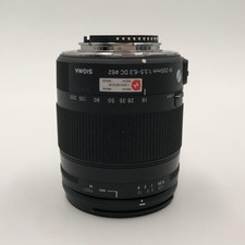 Sigma 18-200mm f/3.5-6.3 DC Lens with Hood for Nikon F Mount Excellent